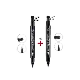 ست خط چشم مداد قلب و ستاره دو طرفه ROWENAROSE