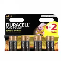 باتری قلمی دوراسل (8 عددی) Duracell AA Plus Power Battery