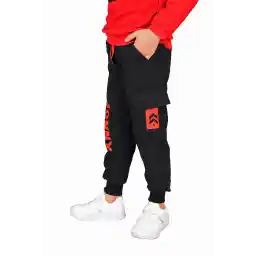 شلوار گرمکن مشکی پسرانه جانی بچه ها