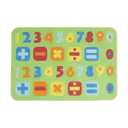 پازل 32 تکه بافوم طرح آموزش اعداد ریاضی لاتین مدل فومی