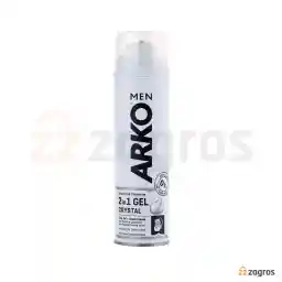 ژل اصلاح 2 در 1 آرکو مدل Crystal مناسب پوست حساس 200 میل