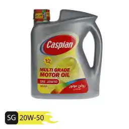 روغن موتور خودرو بنزینی کاسپین مدل 20W-50 SG حجم 4 لیتر