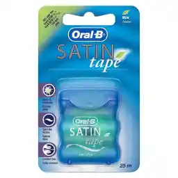 نخ دندان نعنایی با روکش ابریشمی SATIN اورال بی نخ دندان نعنایی با روکش ابریشمی SATIN اورال بی