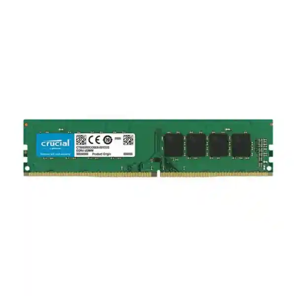 رم دسکتاپ کروشیال ظرفیت 16 گیگابایت - فرکانس 2666 مگاهرتز Crucial DDR4 16GB 2666MHz CL19 UDIMM RAM