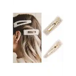 ست سگک نرده مرواریدی زنانه 2 تکه مدل Monalisa