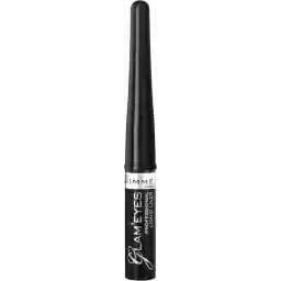 خط چشم مایع حرفه ای Rimmel London Glam'Eyes - 001 Black Glamour