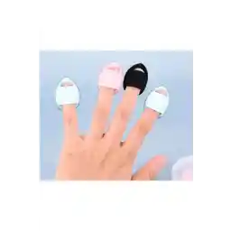 Malinka 3Pcs Mini Cosmetic Paff Finger Face Makeup Spnge Under Eye Concealer Dry Wet Sophnge Concealer