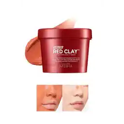 ماسک خاک رس میشا آمازون برای پوست متخلخل 110 میلی لیتر ماسک منافذ خاک رس قرمز آمازون