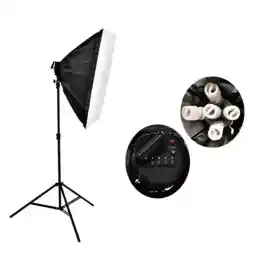 کیت هولدر 5 لامپ سرامیکی Diamond Continuous Lighting 5 Lamps + لامپ و پایه