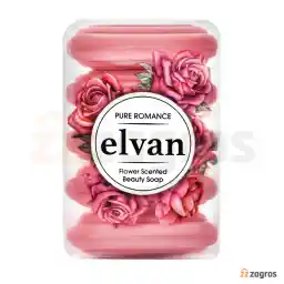 صابون الوان Elvan مدل Pure Romance بسته 5 عددی
