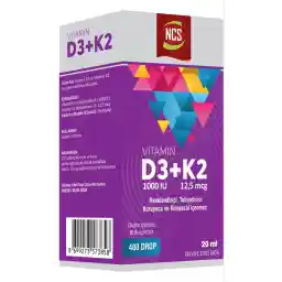 Ncs ویتامین D3+K2 20 میلی لیتر