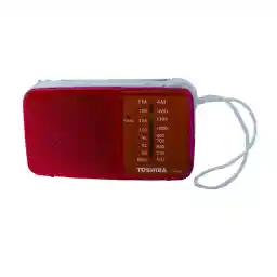 رادیو توشیبا Toshiba Portable Radio with AM/FM TX-PR20 Red