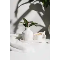 ست شمع و گلدان LALEZEN HOME با پایه