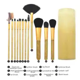 ست 12 عددی براش آرایشی به همراه استند