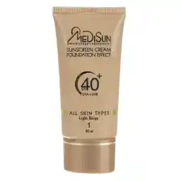 کرم پودر مدیسان مدل For All Skin SPF40 Light Beige حجم میلی لیتر