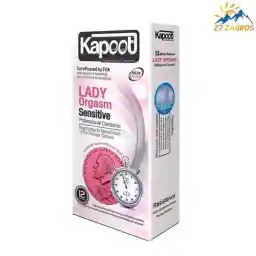 کاندوم تاخیری کاپوت مدل Lady Orgasm بسته 12 عددی