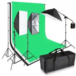 کیت نور ثابت 12 لامپ LED LIGHT Kit 12 LAMPS +پایه فون 2x3+ هديه يک عدد فون 2×3 متر