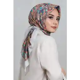 روسری نخی طرح دار AFVENTE Dp-99