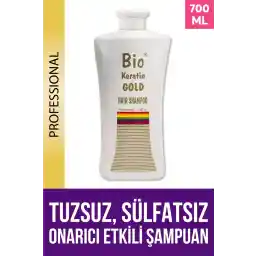 شامپو بیو نمک بیو کراتین گلد 700 میلی لیتر.