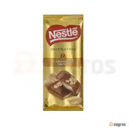 شکلات شیری نستله با مغز بادام زمینی وزن 85 گرم