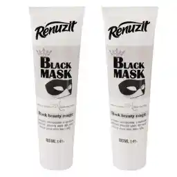 ماسک صورت رینوزیت مدل carbon active حجم 100 میلی لیتر مجموعه 2 عددی