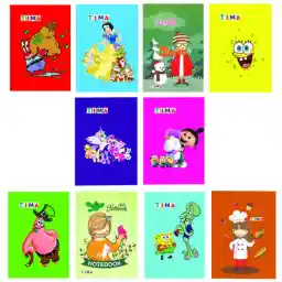 دفتر نقاشی 40 برگ تیما مدل ستیا مجموعه 10 عددی