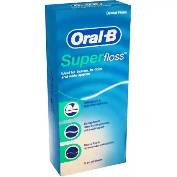 نخ دندان ارتودنسی اورال بی مدل Super Floss