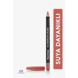 Flormar Suya Dayanıklı Dudak Kalemi (KAHVE) - Waterproof Lipliner - 234 Vanilla Sff - 8690604567478