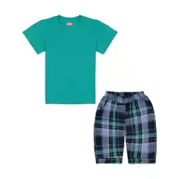 ست تی شرت و شلوارک پسرانه مادر مدل 421-43