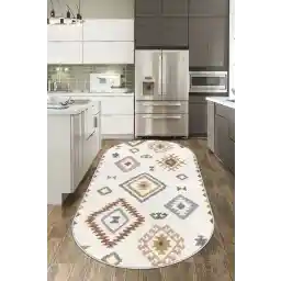 وست هوم چاپ دیجیتال قابل شستشو با پایه ضد لغزش فرش بیضی شکل آشپزخانه فرش و فرش کف اتاق نشیمن