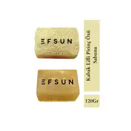 صابون عصاره برنج عسلی با فیبر کدو تنبل طبیعی صد در صد دست ساز Efsun Premium