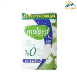 نوار بهداشتی مولپد ویژه شب بسته 20 عددی