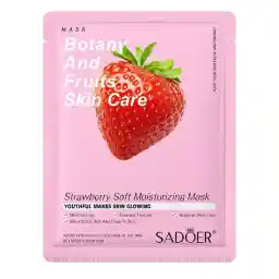 ماسک ورقه ای صورت سادور حاوی عصاره توت فرنگی وزن 25 گرمی