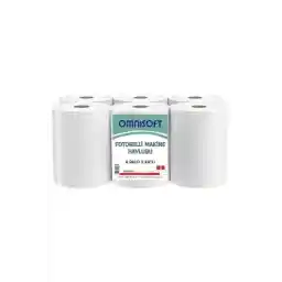 حوله کاغذی متحرک 21 سانتی متری Omnisoft Photocell 6 رول