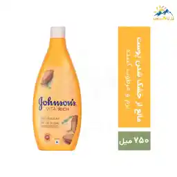 شامپو بدن جانسون حاوی عصاره کره کاکائو 750 میل