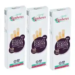 پک سه عددی چسب زخم پارچه ای پنبه ریز بسته 10 عددی