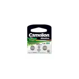 باتری سکه ای کملیون مدل AG4 بسته 2 عددی Camelion Alkaline AG4 Battery