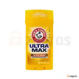 استیک ضد تعریق و دئودورانت مردانه آرم اند همر سری Ultra Max مدل Active Sport وزن 73 گرم