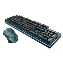 ماوس و کیبورد با سیم گیمینگ Rapoo مدل V100s RAPOO V100S Backlit Gaming Keyboard & Optical Gaming Mouse