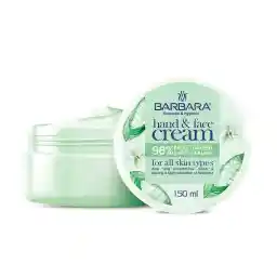 کرم مرطوب کننده دست و صورت باربارا حاوی عصاره آلوئه ورا حجم 150 میل