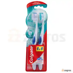 مسواک کلگیت مدل 360 SENSITIVE با برس نرم بسته 2 عددی