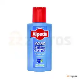شامپو کافئین آلپسین مدل Hybrid مناسب پوست سر خشک و مستعد خارش 250 میل