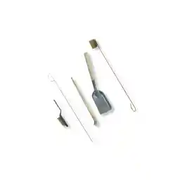 ست شومینه 5 تکه Essen Trade اسکرابر، انبر، برس، بیل، همزن - ست شومینه و اجاق گاز Çira Gift