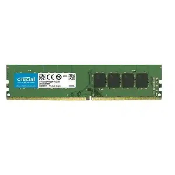 رم کروشیال با ظرفیت 8 گیگابایت و فرکانس 3200 مگاهرتز Crucial DDR4 8GB 3200Mhz Single Channel Desktop RAM
