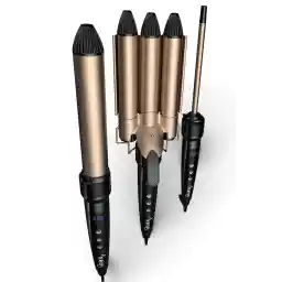 ست حالت دهنده موی 4 تکه Hairens Hrs-960 | Wag Tong & Afro Thin Tong & 32mm. انبر ضخیم