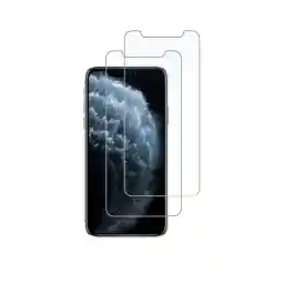 emybox Apple iPhone X / Xs / 11 Pro سازگار با شفافیت شفاف نشکن محافظ صفحه نمایش تلفن شیشه 2 عدد