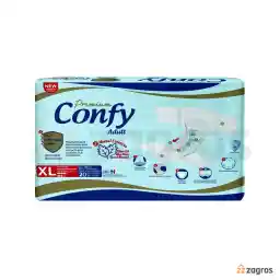 پوشک بزرگسال کانفی پرمیوم سایز خیلی بزرگ بسته 20 عددی