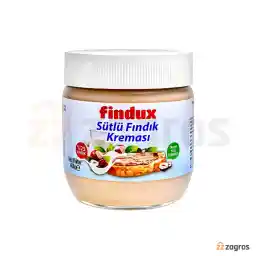 کرم فندق شیری فیندوکس Findux وزن 400 گرم