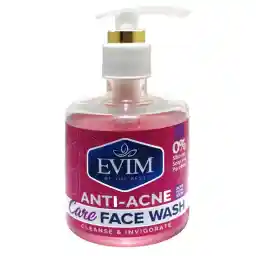 ژل شستشو صورت ضد جوش و آکنه ایویم مناسب پوست مستعد جوش و آکنه حجم 250 میل