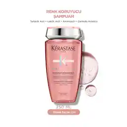شامپو مغذی و محافظ Kerastase Chroma Absolu Bain Riche برای موهای رنگ شده 250 میلی لیتر